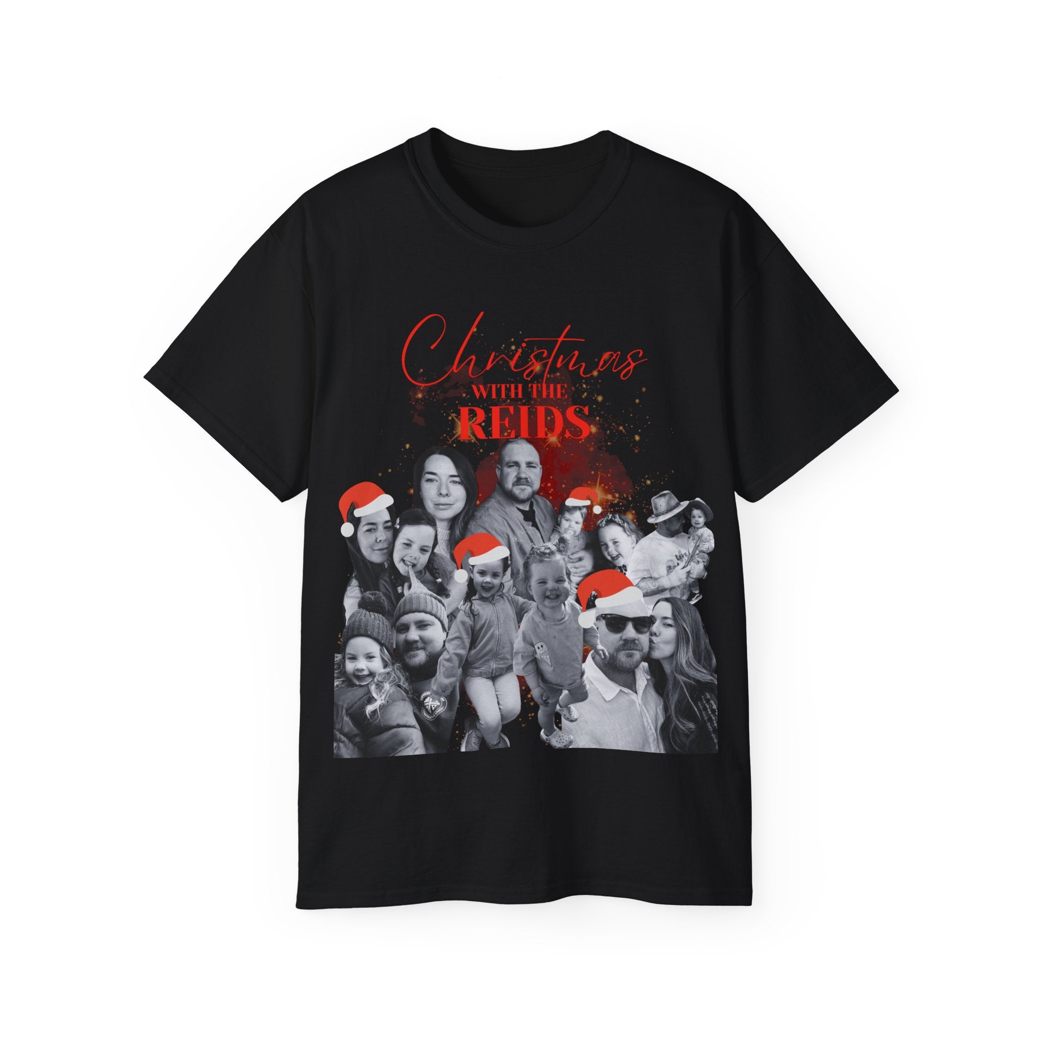 CUSTOM CHRISTMAS FAMILY NAME TEE