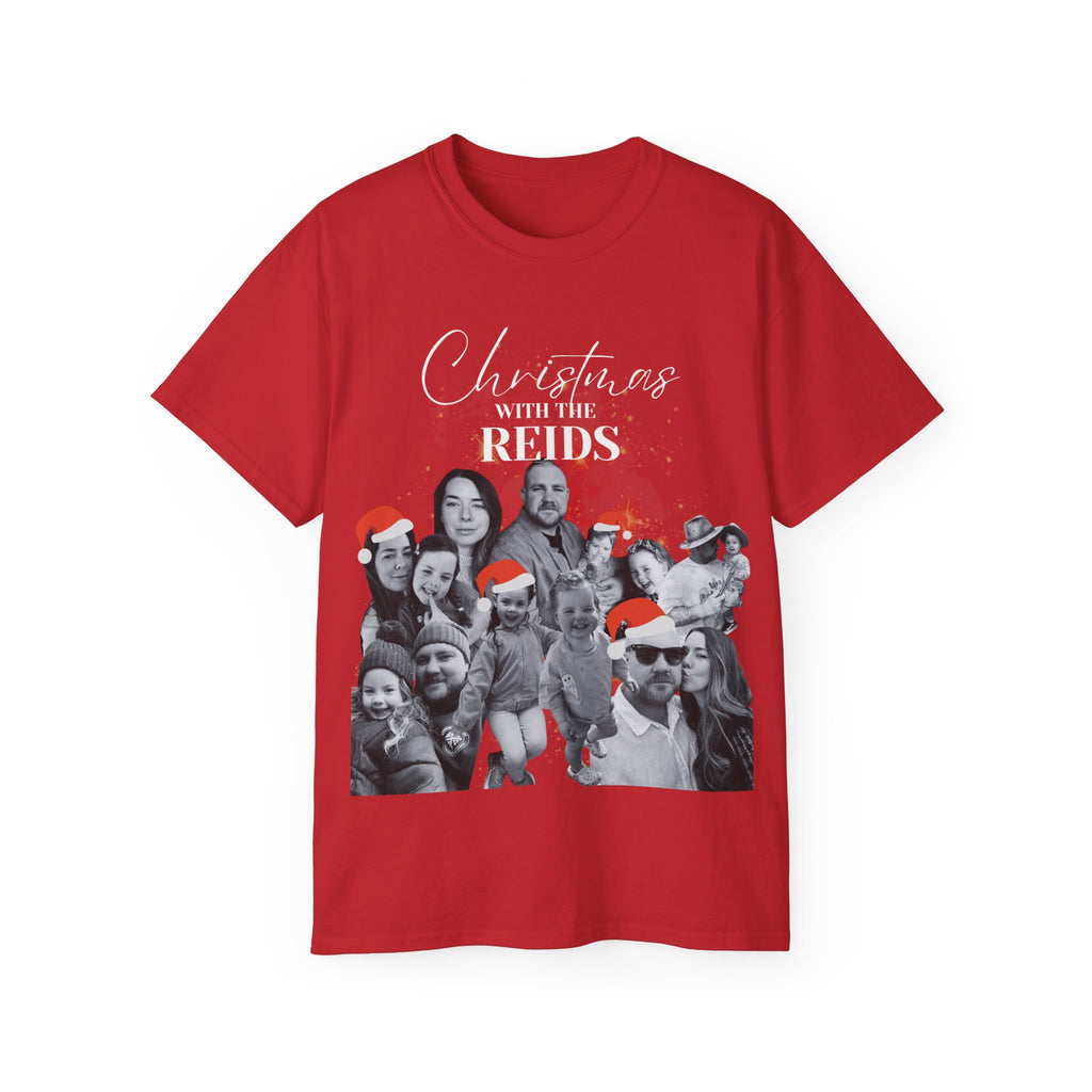 CUSTOM CHRISTMAS FAMILY NAME TEE